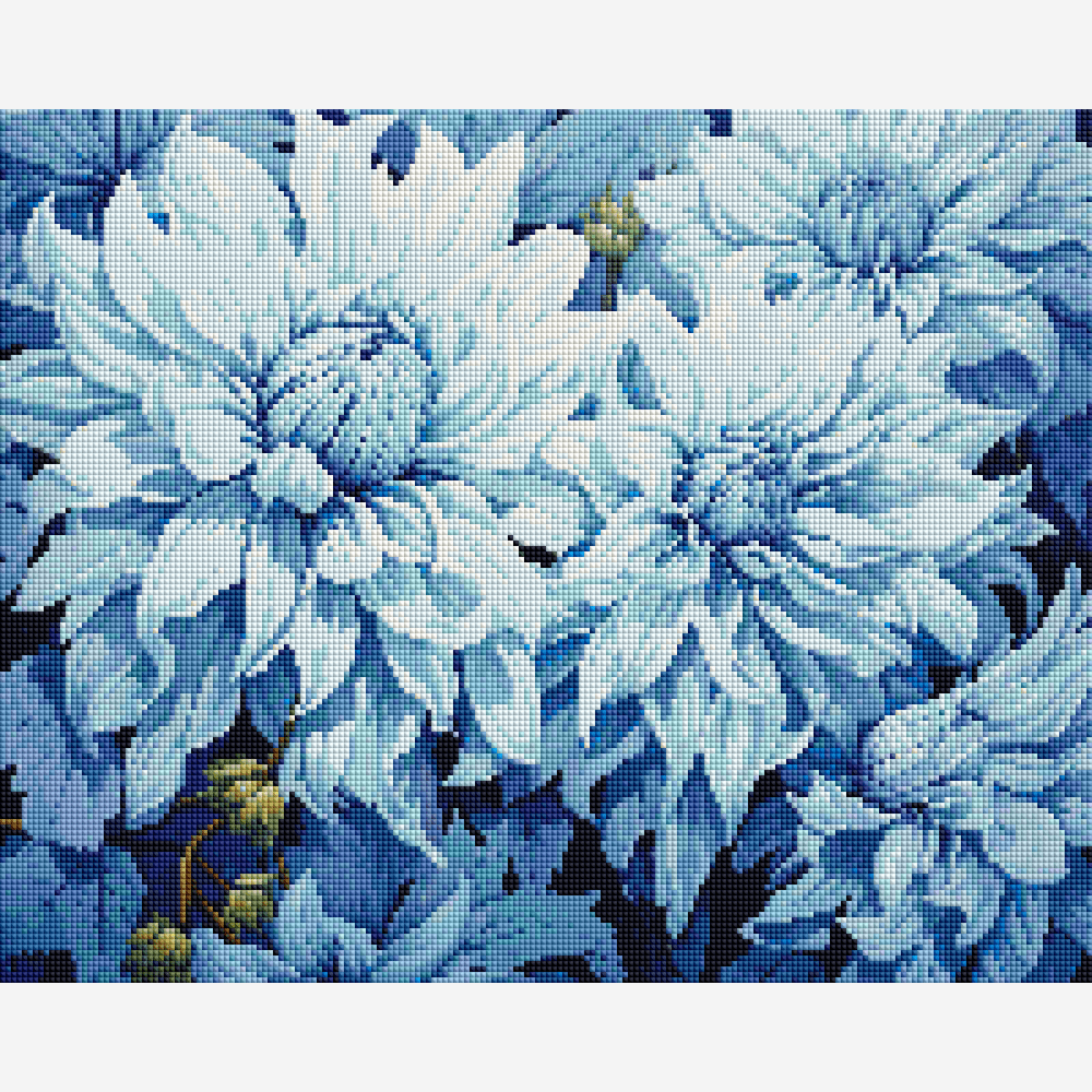 Azure Chrysanthemums