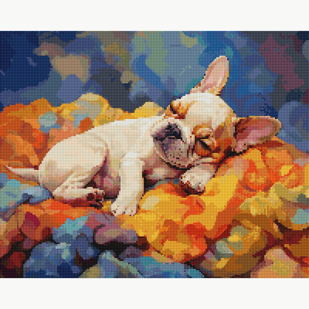 Resting Frenchie