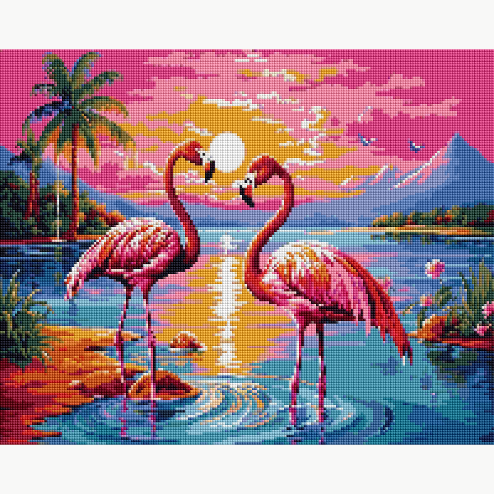 Flamingo Sunset