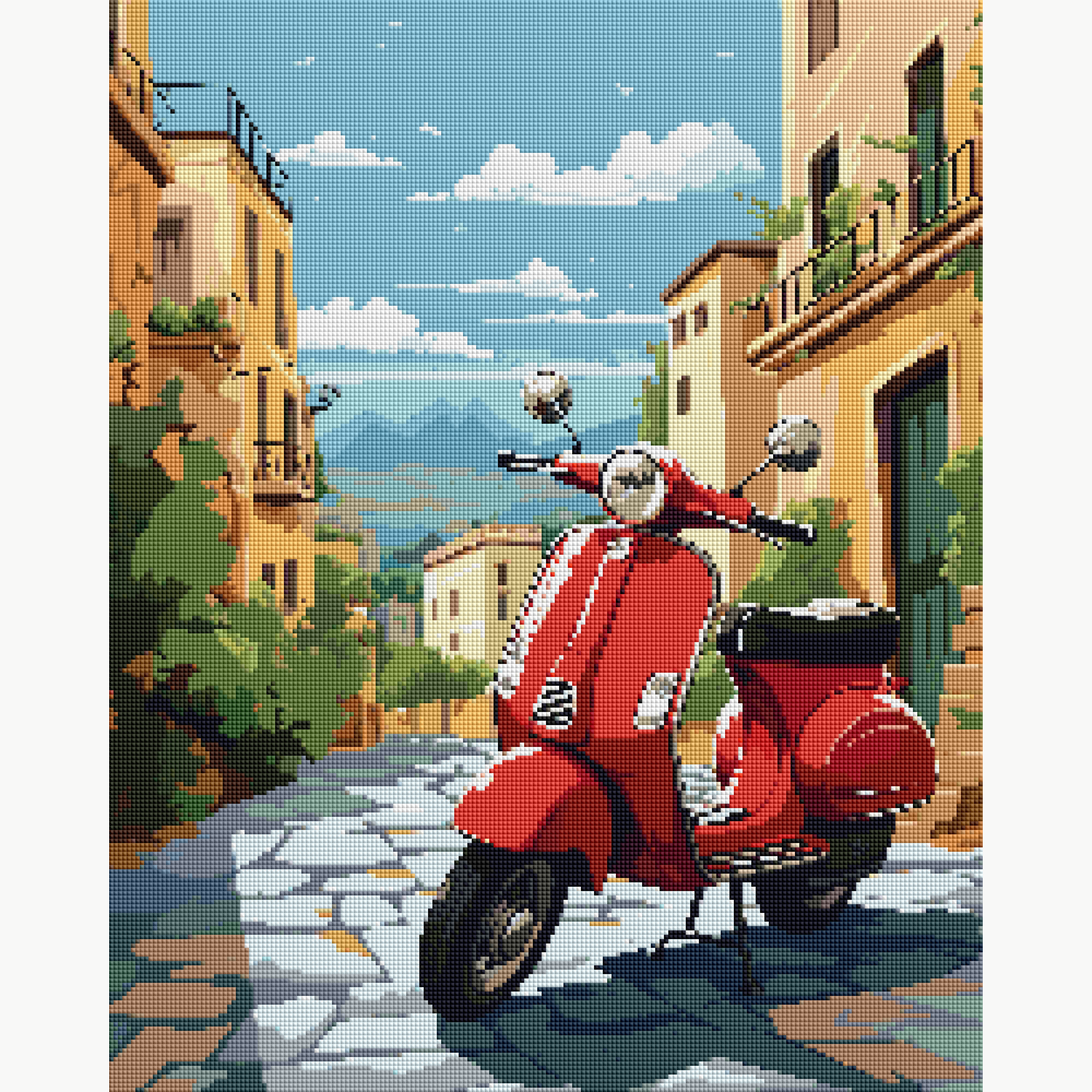 Vintage Scooter Adventure