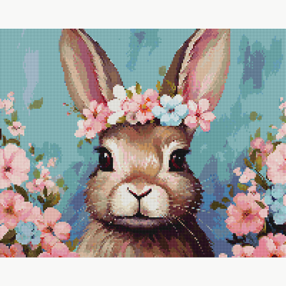 Floral Crown Bunny