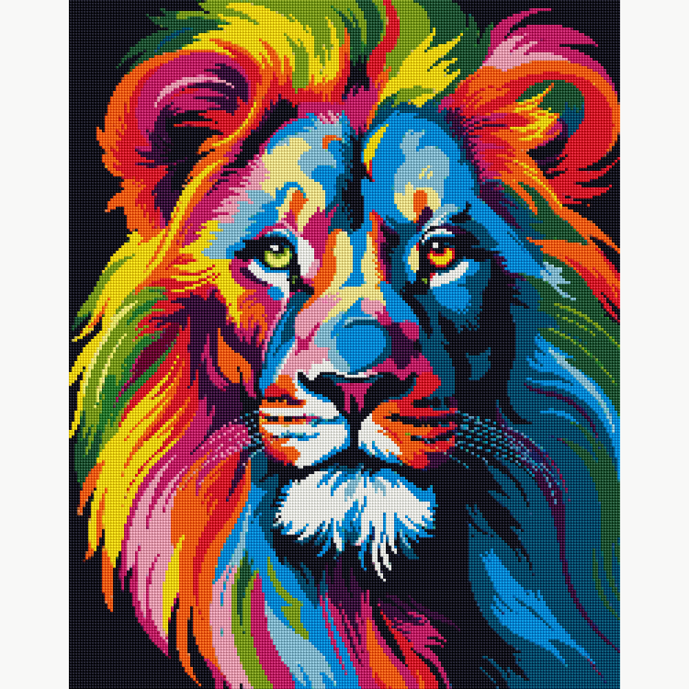 Colorful Lion