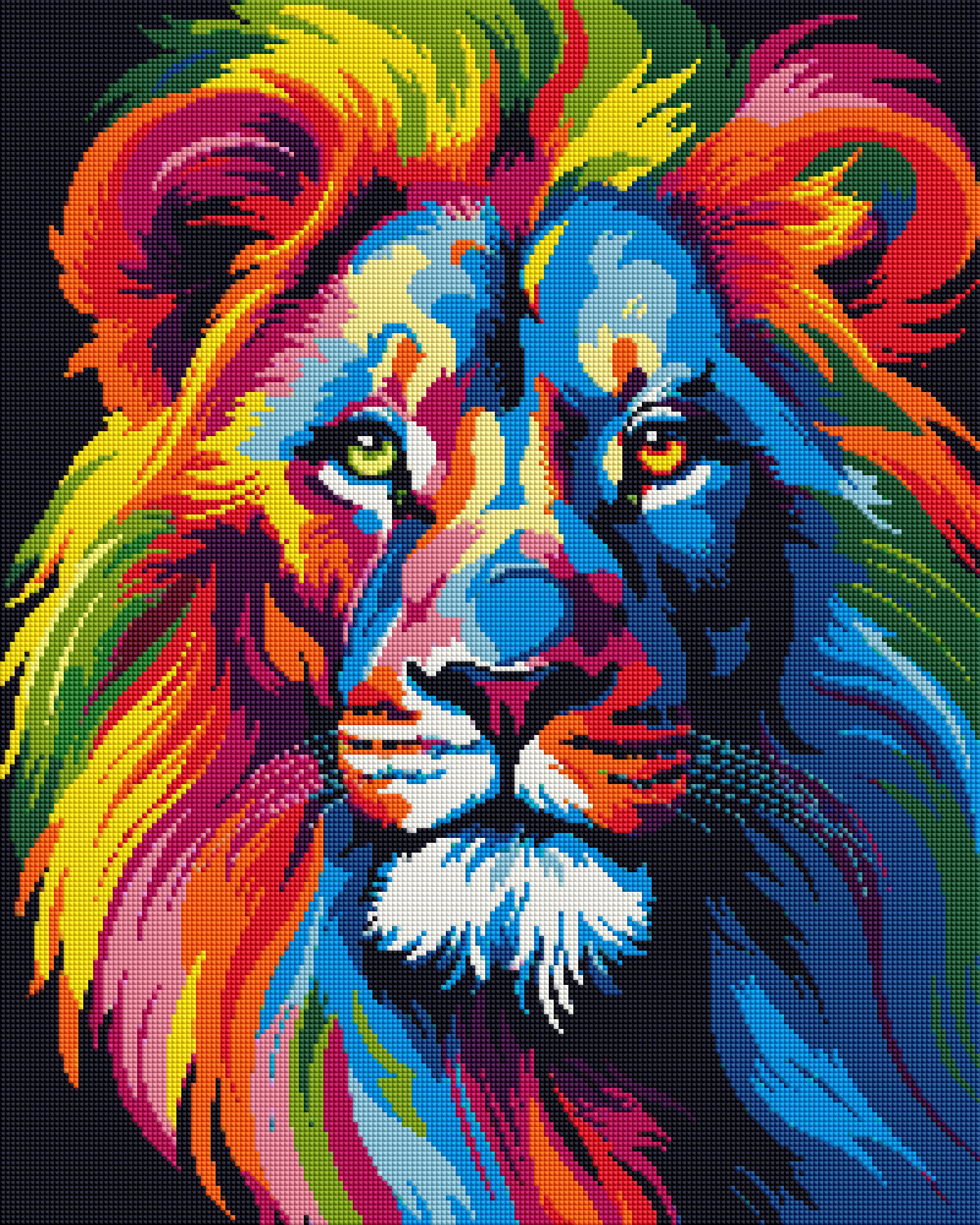 Colorful Lion