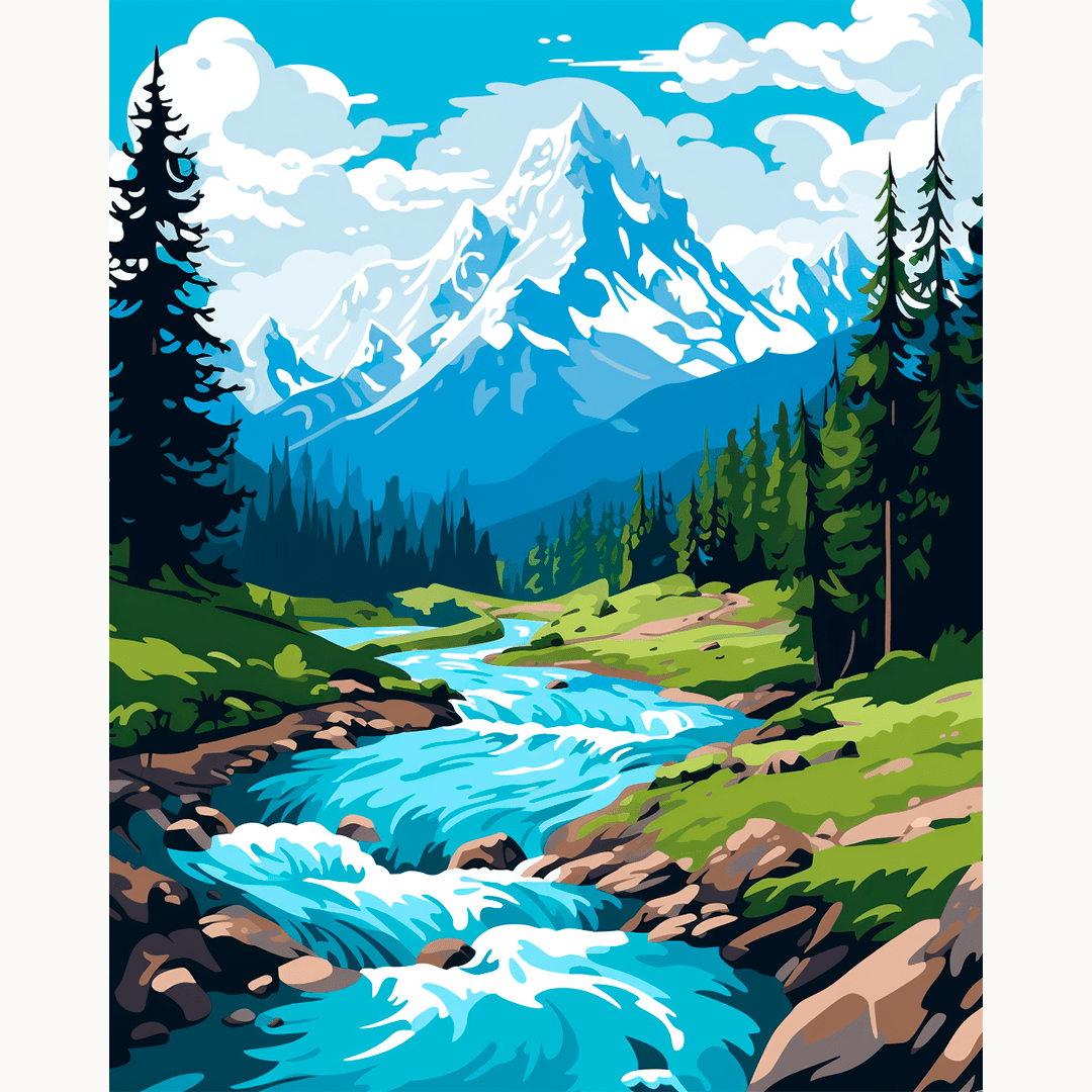 Alpine Serenity Stream