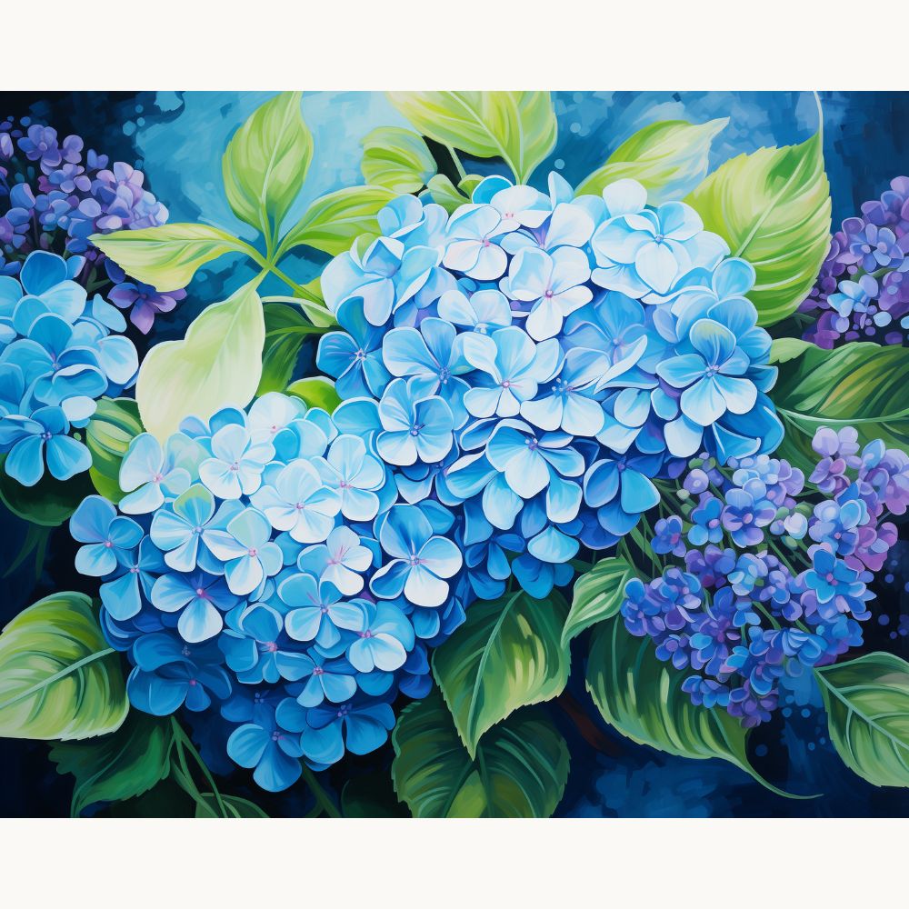 Blue Hydrangea