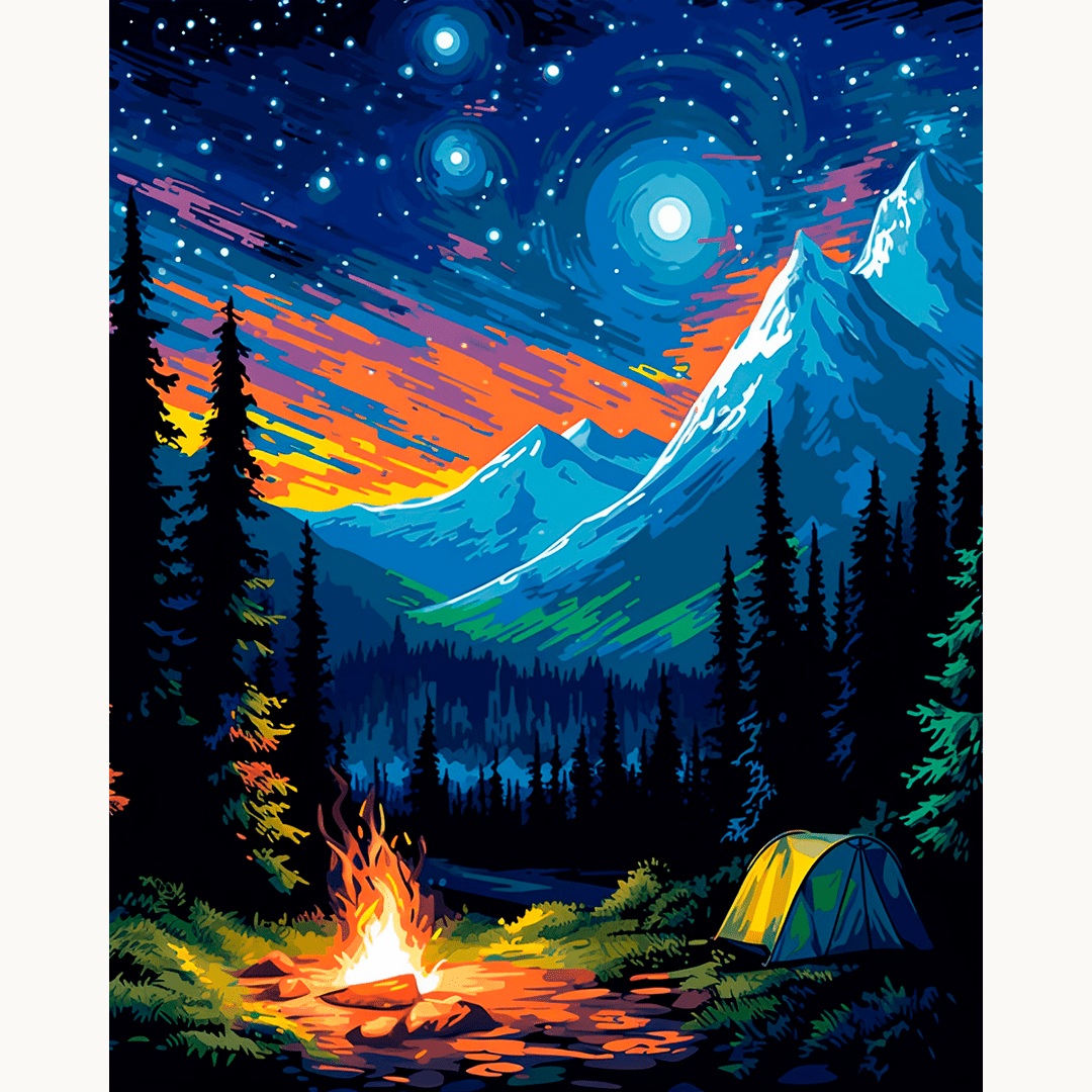 Celestial Mountainscape