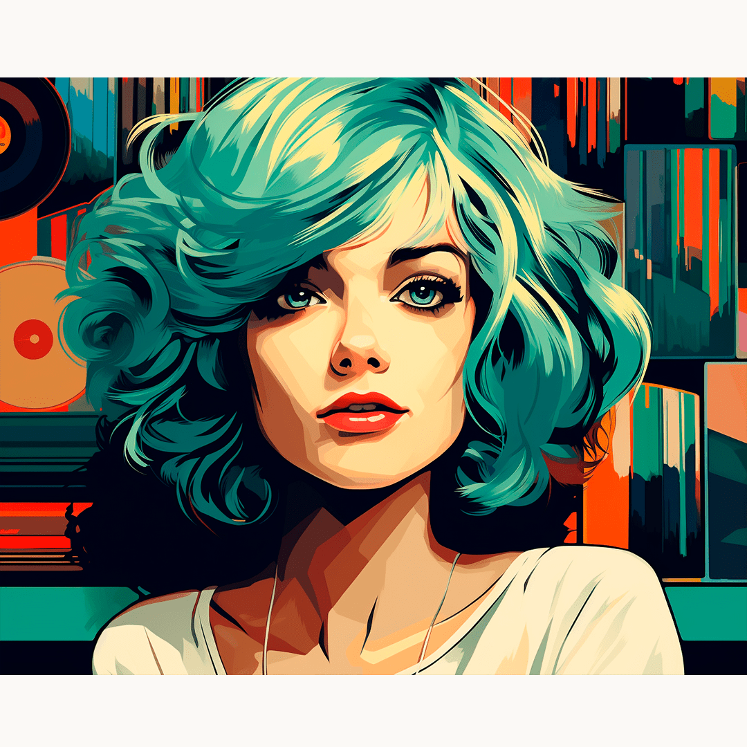 Cyan Haired Girl