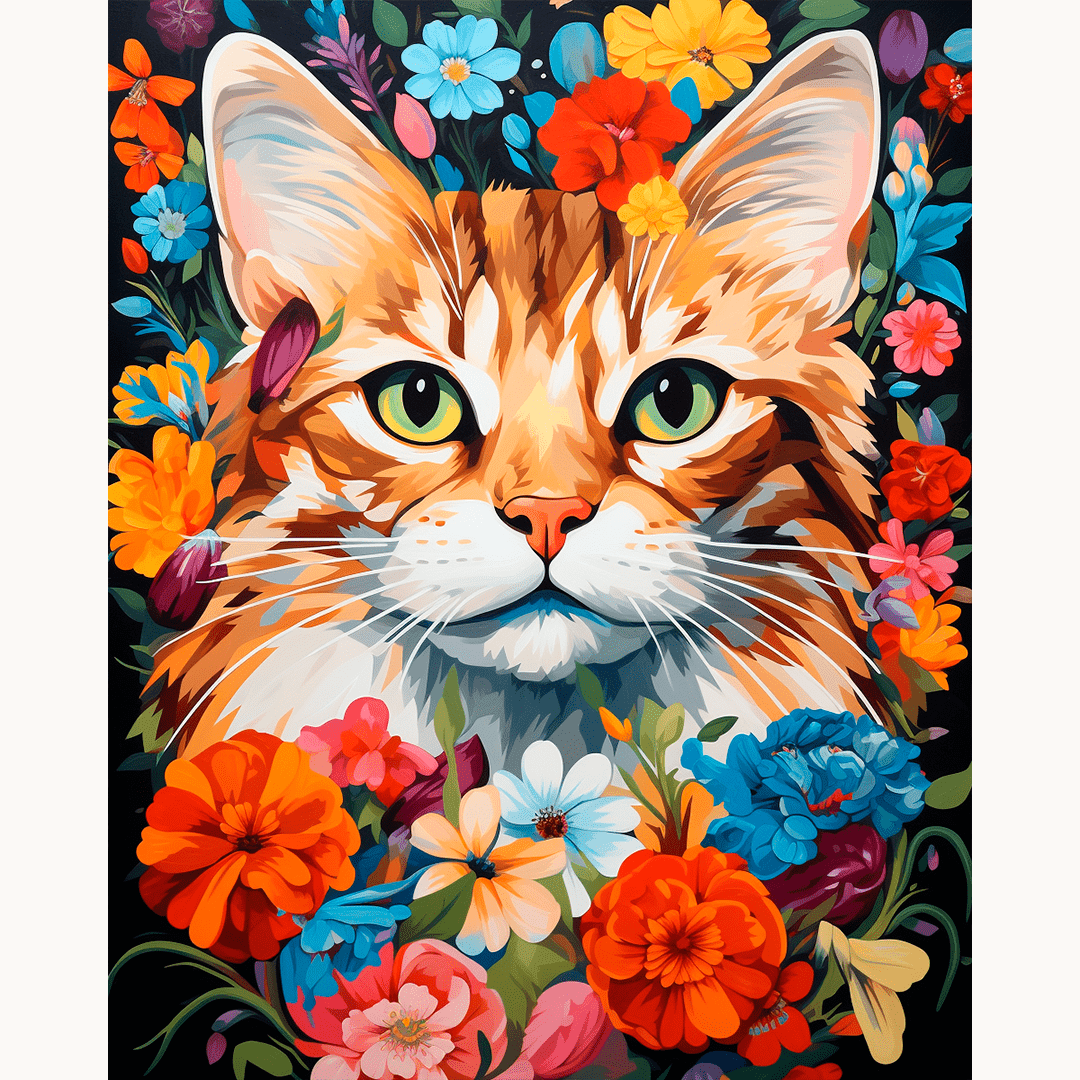 Feline Florals