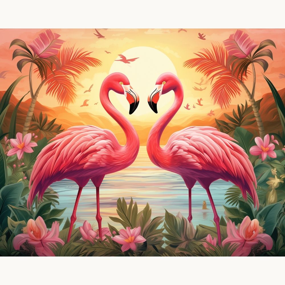 Flamingo Love