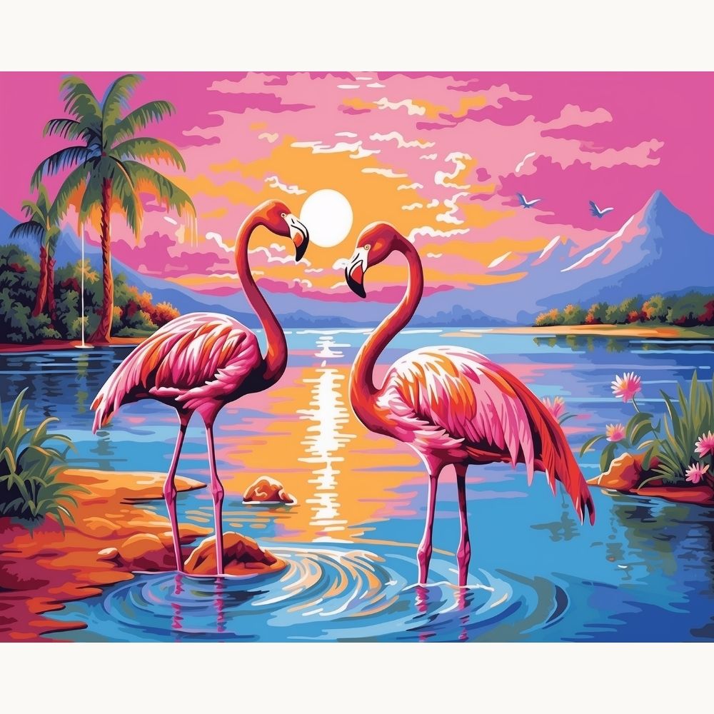 Flamingo Sunset