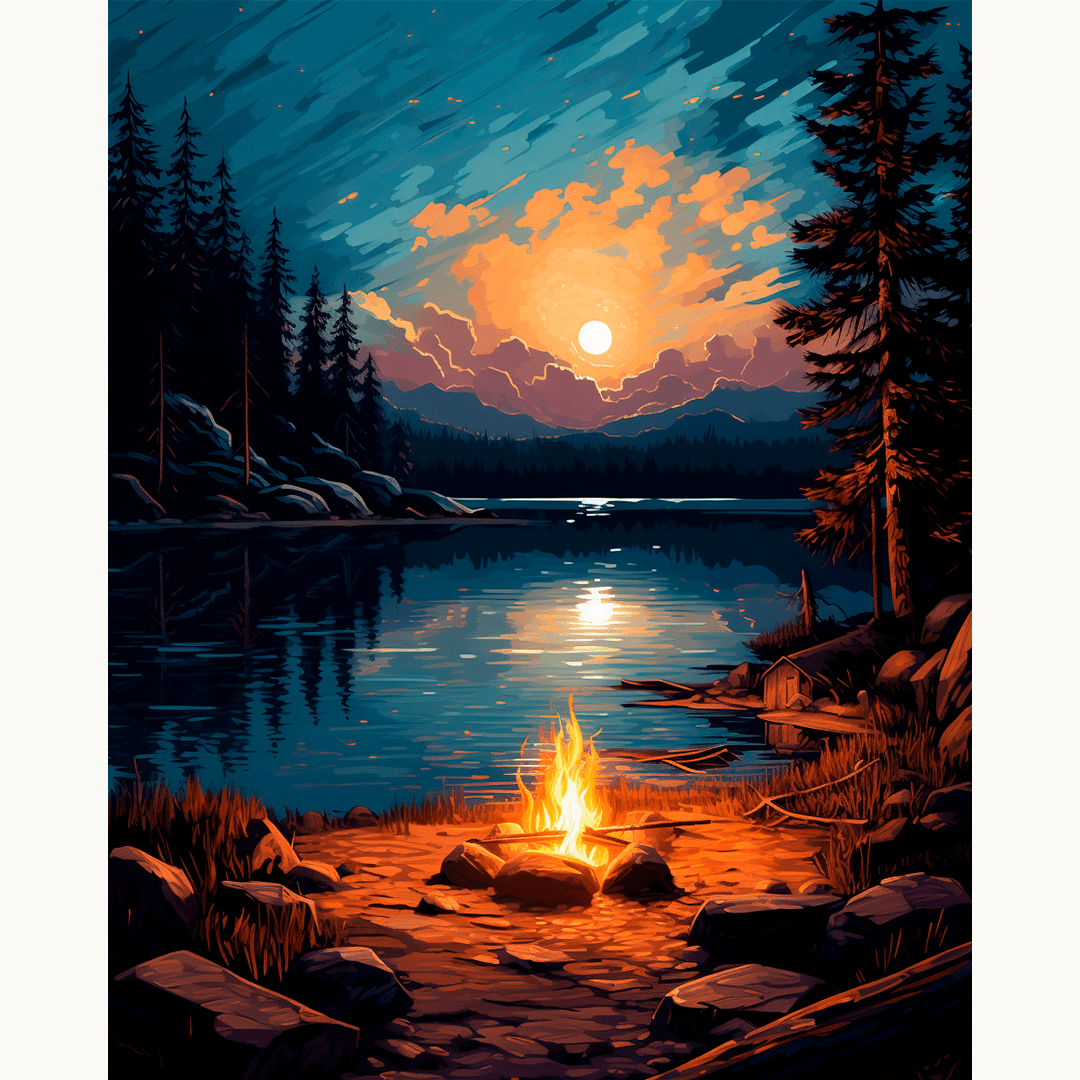 Night by the Lakeside